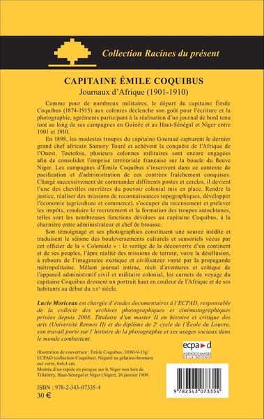 Capitaine Émile Coquibus, Journaux d'Afrique (1901-1910) (9782343073354-back-cover)