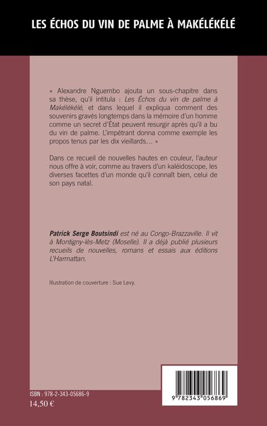 Les Échos du vin de palme à Makélékélé, Nouvelles (9782343056869-back-cover)