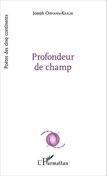 Profondeur de champ (9782343079288-front-cover)