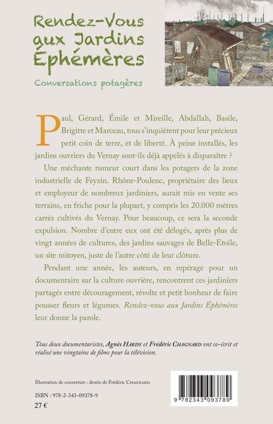 Rendez-vous aux Jardins Éphémères, Conversations potagères (9782343093789-back-cover)