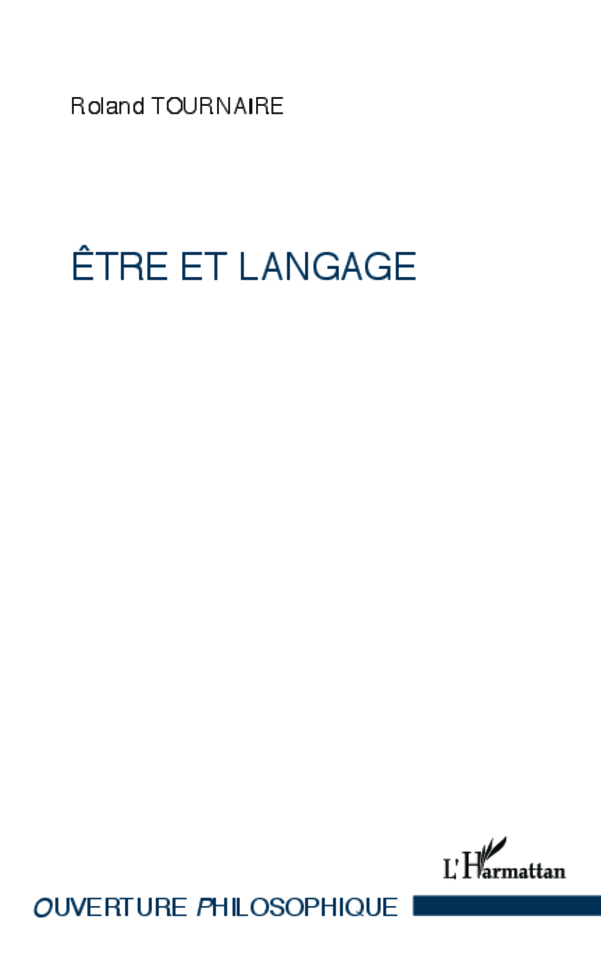 Etre et langage (9782343004389-front-cover)