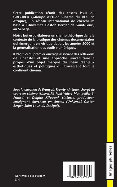 La diversité du documentaire de création en Afrique (9782343069869-back-cover)