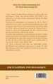 Textes philosophiques et psychologiques (9782343019048-back-cover)