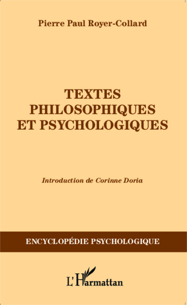 Textes philosophiques et psychologiques (9782343019048-front-cover)