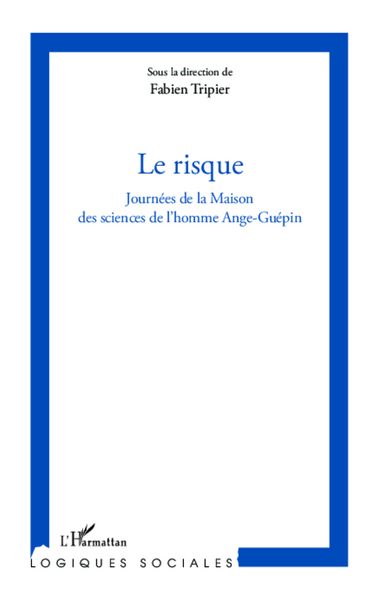 Le risque, Journées de la Maison des sciences de l'homme Ange-Guépin (9782343009452-front-cover)
