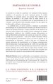 Partager le visible, Repenser Foucault (9782343021119-back-cover)