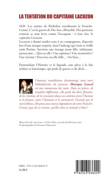 La Tentation du capitaine Lacuzon (9782343036229-back-cover)