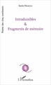 Intraduisibles et fragments de mémoire (9782343091198-front-cover)