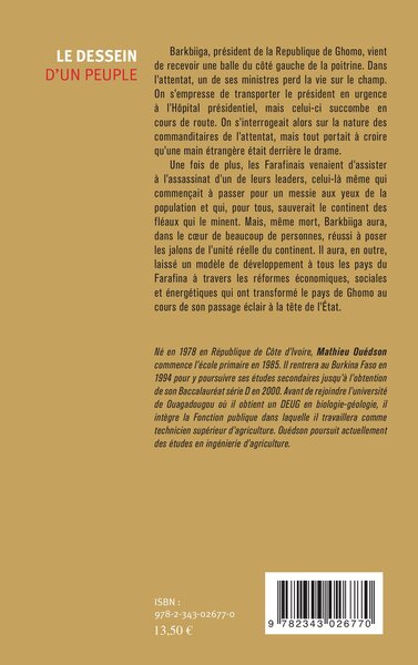 Le dessein d'un peuple, Roman (9782343026770-back-cover)