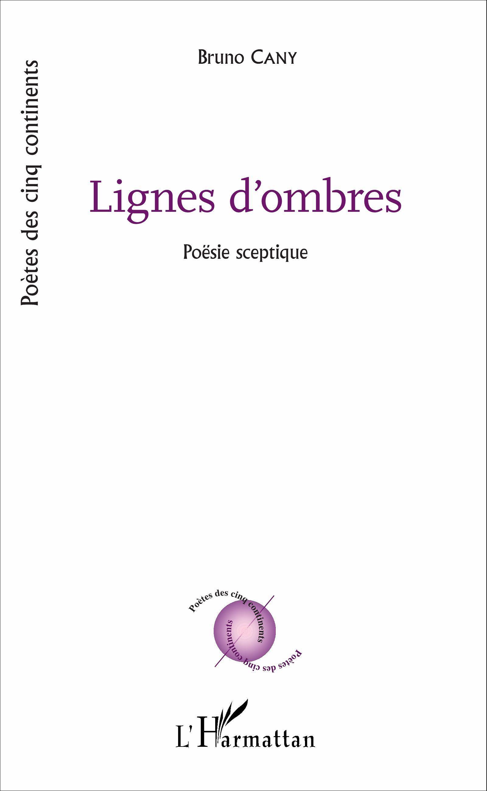 Lignes d'ombres, Poësie sceptique (9782343094540-front-cover)