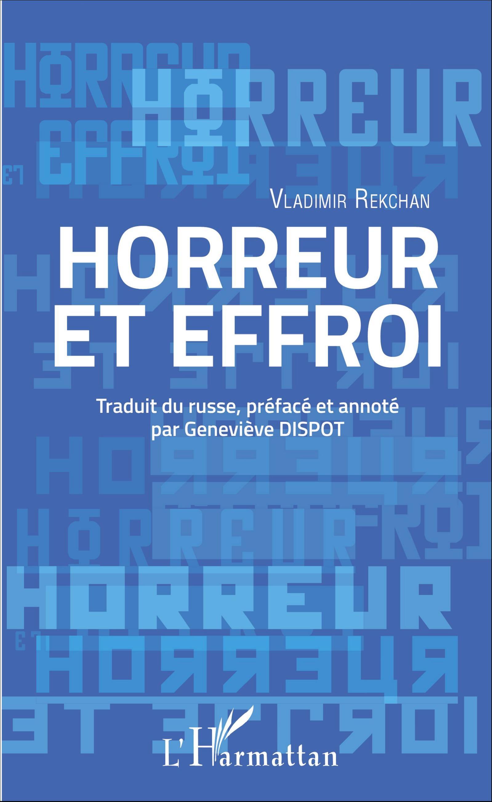 Horreur et effroi (9782343078380-front-cover)