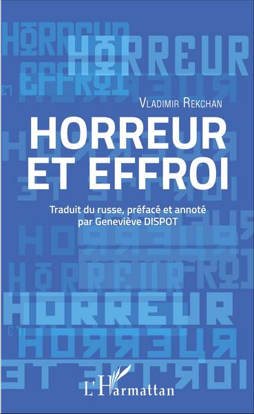 Horreur et effroi (9782343078380-front-cover)