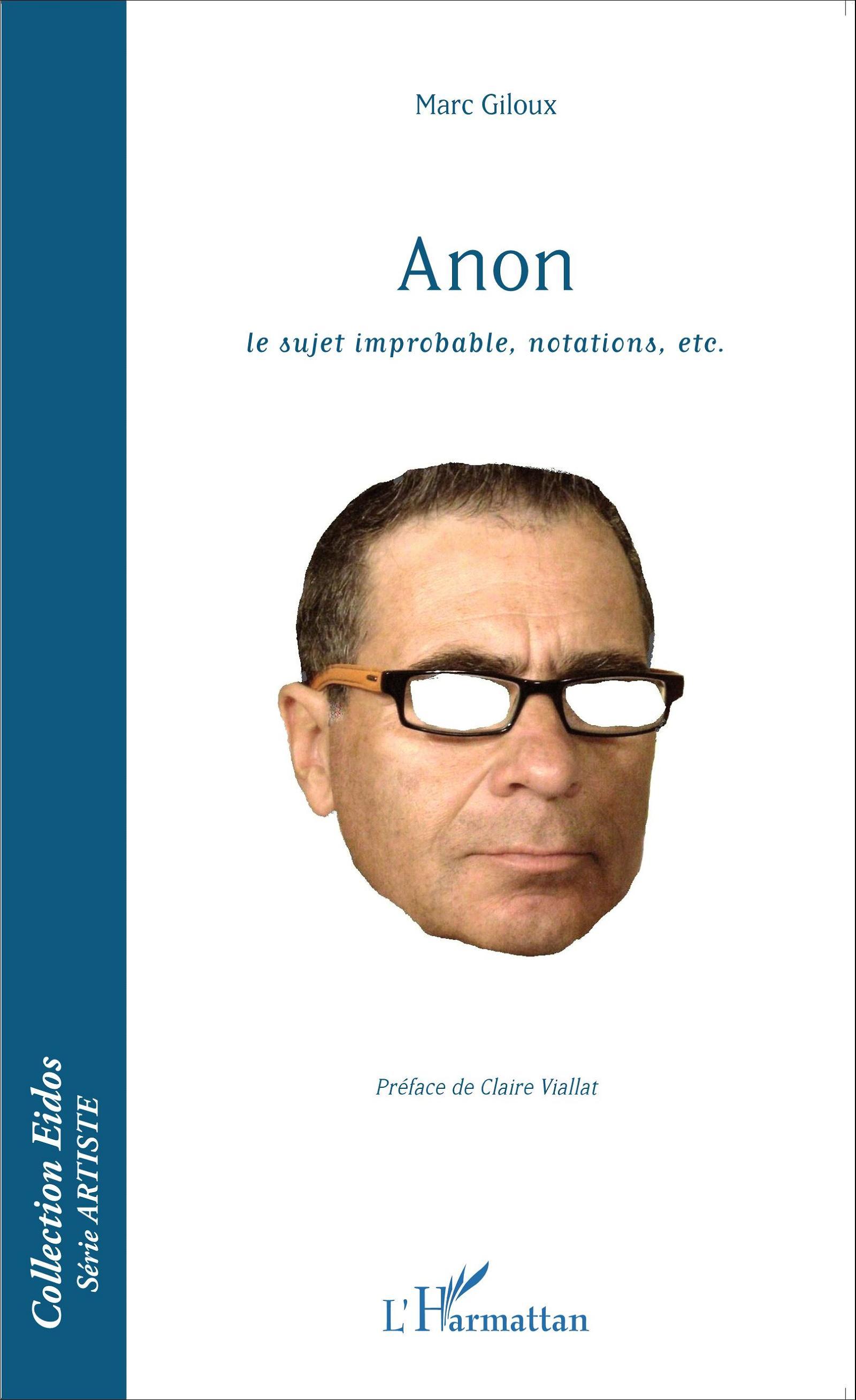 Anon, le sujet improbable, notations, etc. (9782343059860-front-cover)