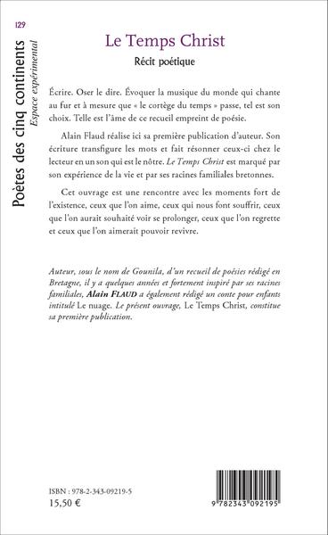 Le Temps Christ, Récit poétique (9782343092195-back-cover)