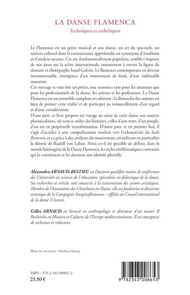 La Danse Flamenca, Techniques et esthétiques (9782343008653-back-cover)