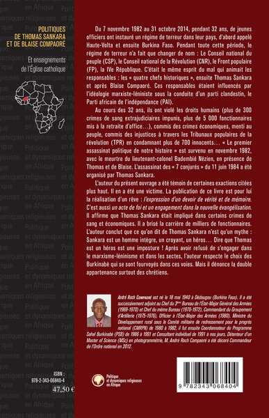 Politiques de Thomas Sankara et de Blaise Compaoré, Et enseignements de l'Église catholique (9782343068404-back-cover)