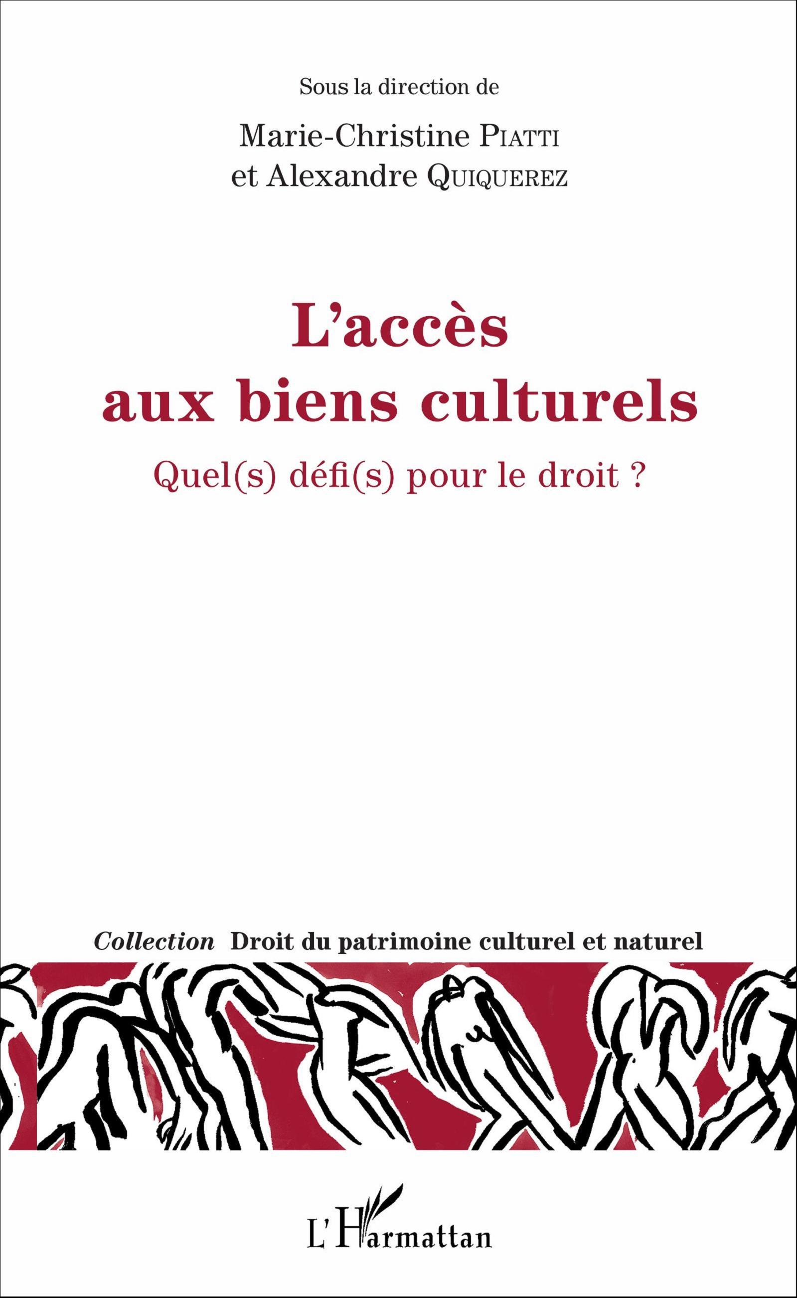 L'accès aux biens culturels, Quel(s) défi(s) pour le droit ? (9782343095998-front-cover)