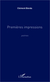 Premières impressions, Poèmes (9782343000817-front-cover)