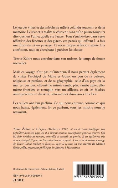 Le Parfum des oeillets et autres nouvelles maltaises (9782343093994-back-cover)