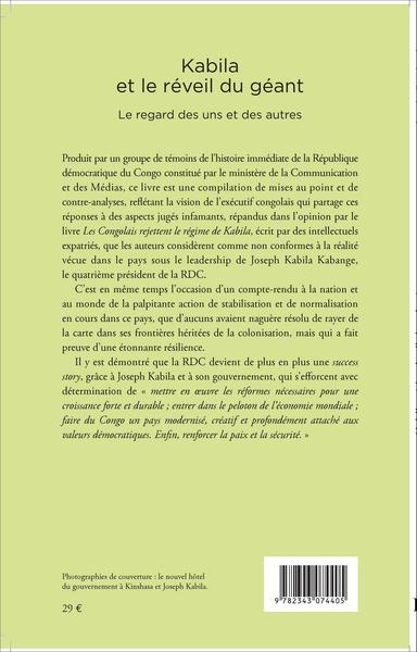 Kabila et le réveil du géant, Le regard des uns et des autres (9782343074405-back-cover)