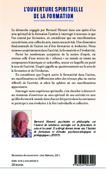 Ouverture spirituelle de la formation (9782343003290-back-cover)