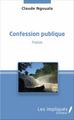 Confession publique, Poésie (9782343085357-front-cover)