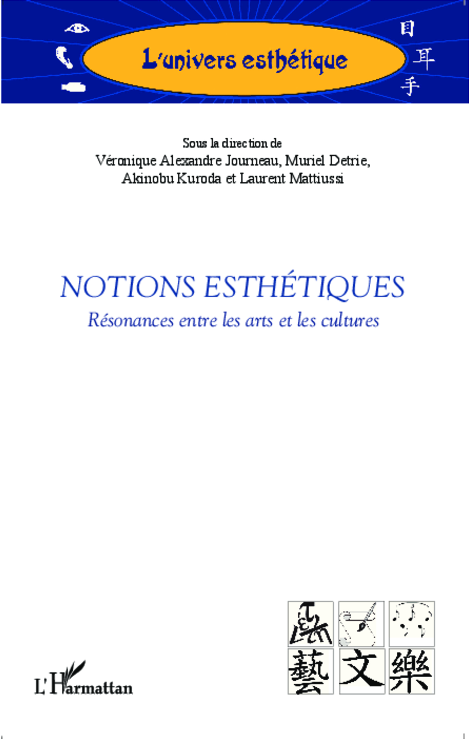 Notions esthétiques, Résonances entre les arts et les cultures (9782343021799-front-cover)