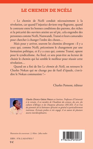 Le chemin de Ncéli, Théâtre (9782343070537-back-cover)