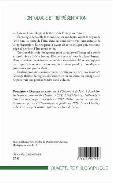 Ontologie et représentation (9782343097954-back-cover)