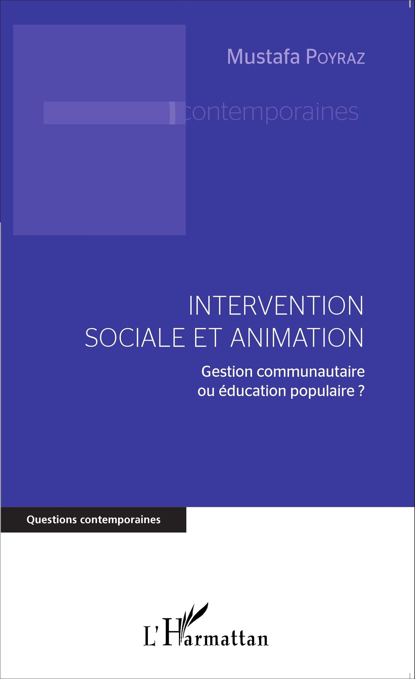 Intervention sociale et animation, Gestion communautaire ou éducation populaire (9782343059624-front-cover)