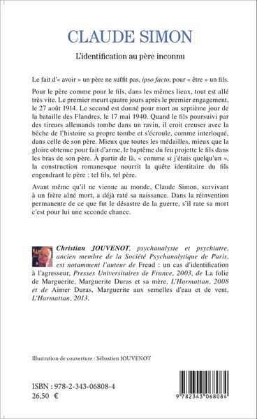 Claude Simon, L'identification au père inconnu (9782343068084-back-cover)