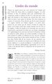 L'ordre du monde, Traduit du portugais par Marie-Claire Vromans (9782343049663-back-cover)