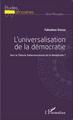 L'universalisation de la démocratie, Vers la Théorie habermassienne de la démocratie ? (9782343066295-front-cover)