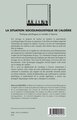 La situation sociolinguistique de l'Algérie, Pratiques plurilingues et variétés à l'oeuvre (9782343005058-back-cover)