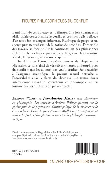 Figures philosophiques du conflit (9782343073569-back-cover)