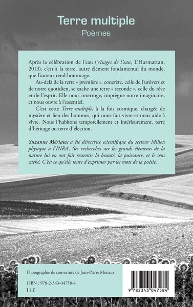 Terre multiple, Poèmes (9782343047584-back-cover)