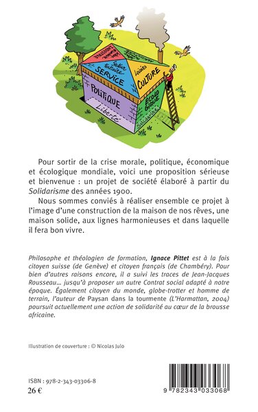 Une nouvelle société solidaire, Par un nouveau contrat social (9782343033068-back-cover)