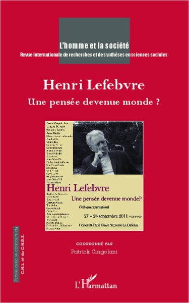 L'Homme et la Société, Henri Lefebvre, Une pensée devenue monde (9782343004570-front-cover)