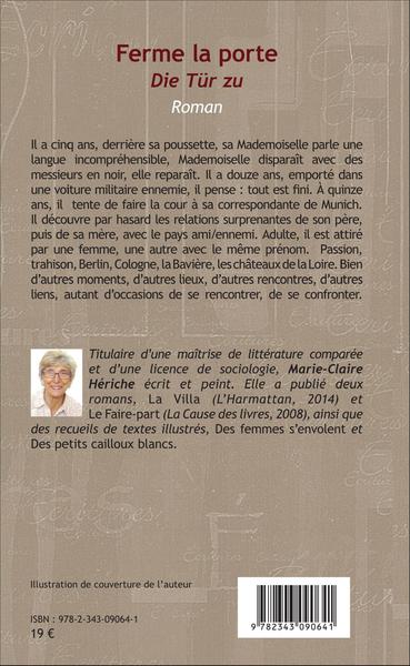 Ferme la porte, Die Tür zu - Roman (9782343090641-back-cover)