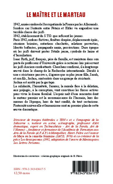 Le maître et le marteau (9782343036175-back-cover)