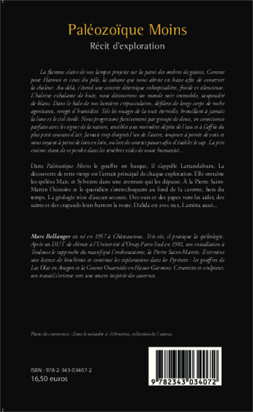 Paléozoïque Moins, Récit d'exploration (9782343034072-back-cover)