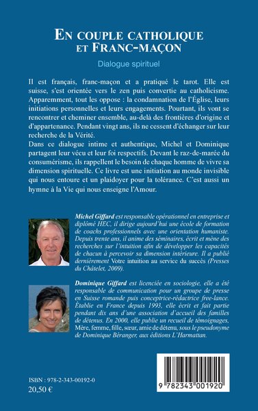 En couple catholique et franc-maçon, Dialogue spirituel (9782343001920-back-cover)