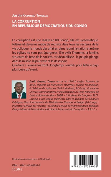 La corruption en République démocratique du Congo (9782343089959-back-cover)