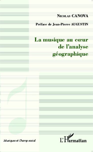 La musique au coeur de l'analyse géographique (9782343033051-front-cover)