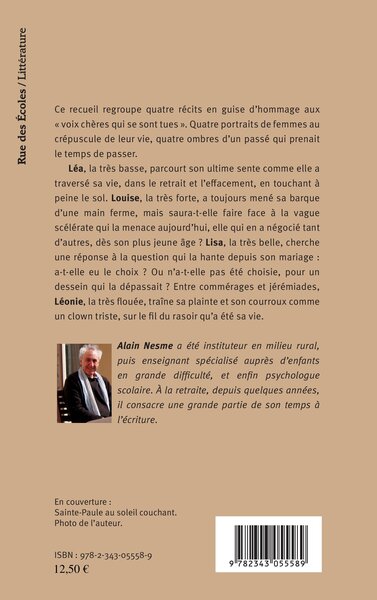 Léa la Sainte, Nouvelles (9782343055589-back-cover)