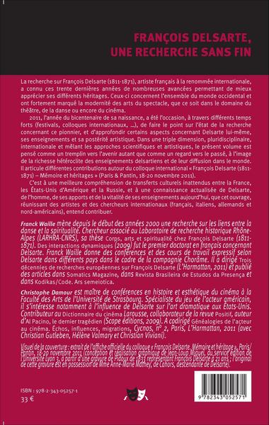François Delsarte, une recherche sans fin (9782343052571-back-cover)