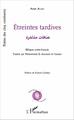 Étreintes tardives (9782343098326-front-cover)