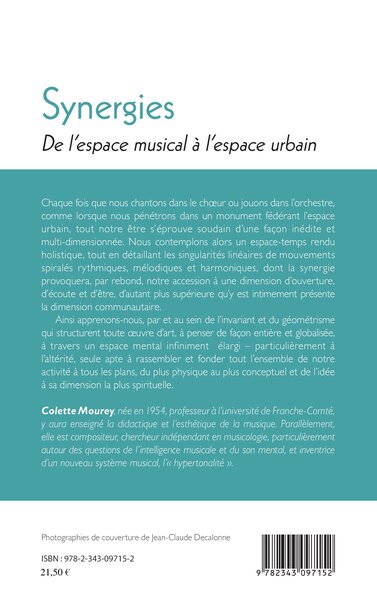 Synergies, De l'espace musical à l'espace urbain (9782343097152-back-cover)