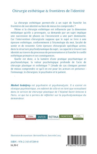 Chirurgie esthétique & frontières de l'identité (9782343072890-back-cover)