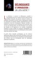 Délinquance et immigration : un lien avéré ?, Étude sur les mineurs délinquants détenus dans les Bouches-du-Rhône (9782343097664-back-cover)